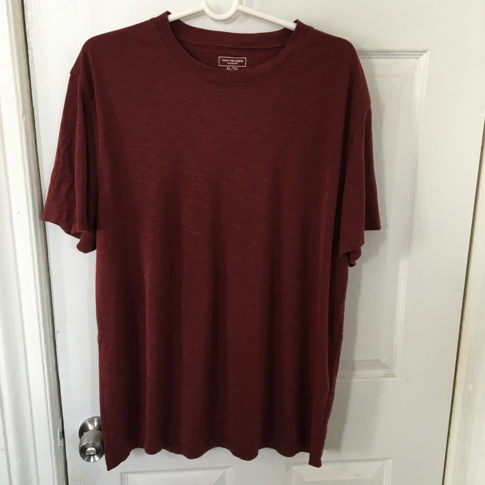 Van Heusen Burgundy Shirt Size XL